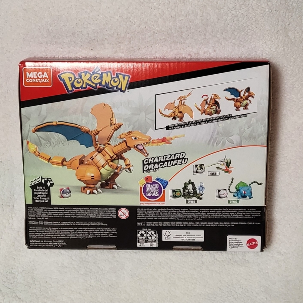 Mega Construx Pokemon CHARIZARD - Picture 2 of 2